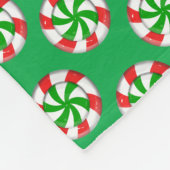 Couverture Polaire Bonbons de Noël (Coin)
