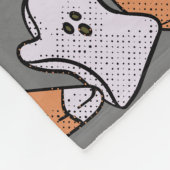 Couverture Polaire Bonbons d'Halloween et Fantômes (Coin)