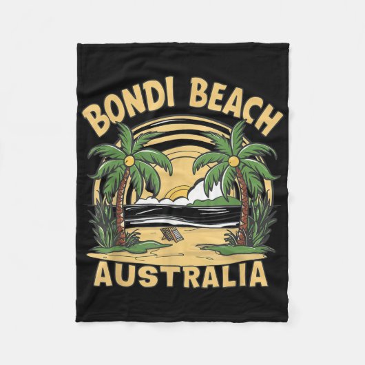 Couverture Polaire Bondi Beach Australie (Devant)