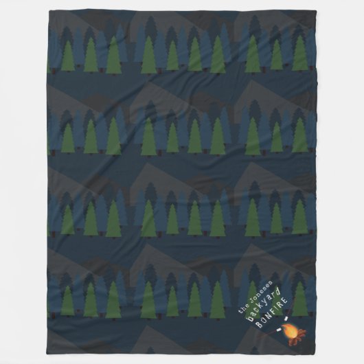 Couverture Polaire Bonfire Party (Devant)