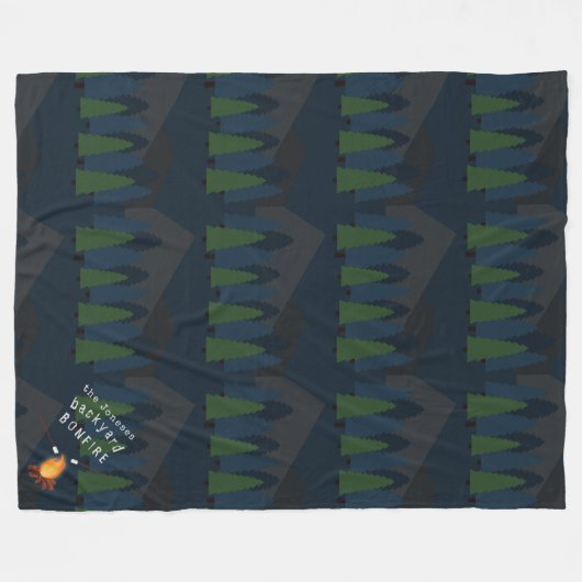 Couverture Polaire Bonfire Party (Devant (Horizontal))