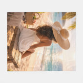 Couverture Polaire Bonheur de l'heure dorée (Devant (Horizontal))