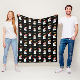 Couverture Polaire Bonhomme de neige Noël
