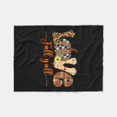 Couverture Polaire Bonjour Automne Amour Citrouille Automne Yall Leop (Devant (Horizontal))