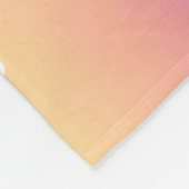 Couverture Polaire Bonjour chic d'Ombre d'arc-en-ciel en pastel (Coin)
