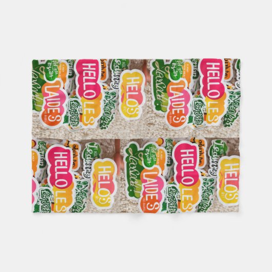 Couverture Polaire Bonjour dames (Devant (Horizontal))