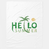 Couverture Polaire Bonjour été (Devant)