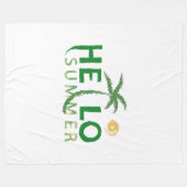 Couverture Polaire Bonjour été (Devant (Horizontal))