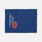 Couverture Polaire Bonjour ma chérie ! (Devant (Horizontal))