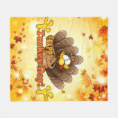 Couverture Polaire Bonne fête de la Turquie (Devant (Horizontal))