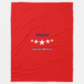 Couverture Polaire Bonne fête des anciens combattants (Devant)