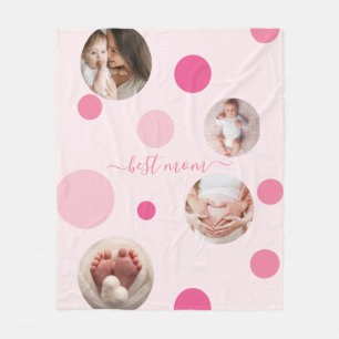 Couverture Polaire Bonne fête des mères à la meilleure maman Photo