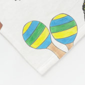 Couverture Polaire Bonne fête du Cinco de Mayo Fête mexicaine (Coin)