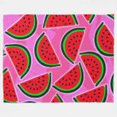 Couverture Polaire Bonne pastèque ! (Devant (Horizontal))