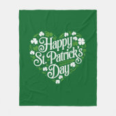 Couverture Polaire Bonne Saint Patrick's Day (Devant)