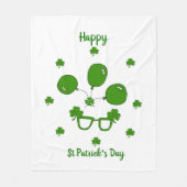 Couverture Polaire Bonne Saint Patrick's Day (Devant)