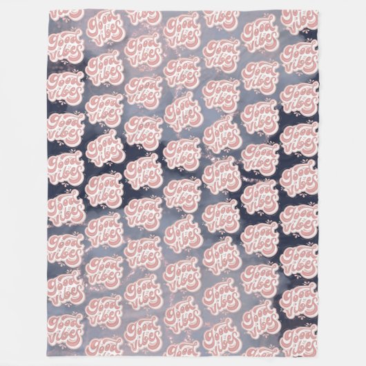Couverture Polaire Bonne Vibration (Devant)
