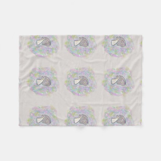 Couverture Polaire Bonnes choses Guardian Angel Custom Fleece Blanket (Devant (Horizontal))