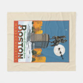 Couverture Polaire Bonnes Fêtes De Boston Common ! (Devant (Horizontal))