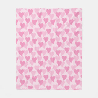 Couverture Polaire Bons Coeurs Motif sans couture