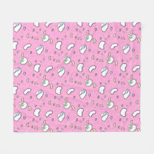 Couverture Polaire Bonsoir Westies KiniArt Fleece Blanket