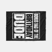 Couverture Polaire Bonus Dad Of The Birthday Dude Bonus Dad Of The Bi (Devant (Horizontal))