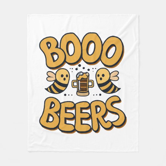 Couverture Polaire Boo Bees (Devant)