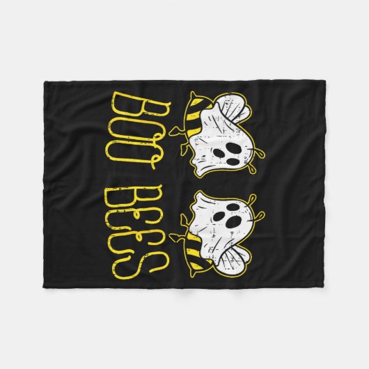 Couverture Polaire Boo Bees Funny Couples Halloween Costume For Adult (Devant (Horizontal))