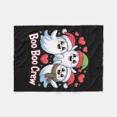 Couverture Polaire Boo-boo Crew Christmas Ghost Santa Hat Halloween H (Devant (Horizontal))