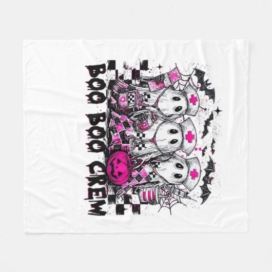 Couverture Polaire Boo Boo Crew Infirmière d'Halloween T-Shirt classi (Devant (Horizontal))