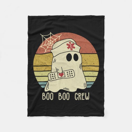 Couverture Polaire Boo Boo Infirmière D'Équipage Infirmière D'Hallowe (Devant)