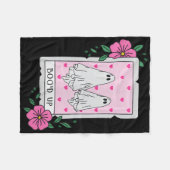Couverture Polaire Boo’d Up Ghost Tarot Halloween Funny Ghost (Devant (Horizontal))