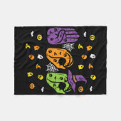 Couverture Polaire Boo Hands American Sign Language Pride Asl Hallowe (Devant (Horizontal))