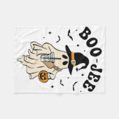 Couverture Polaire Boo Jee Ghost Cute Drôle Halloween (Devant (Horizontal))