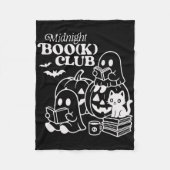 Couverture Polaire Boo(k) Club Halloween Ghosts Lecture Book (Devant)