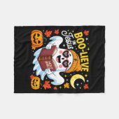 Couverture Polaire Boo-lieve In Jesus Ghost Christian Halloween Funny (Devant (Horizontal))