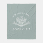Couverture Polaire Book Club Name Personalized Member's Favor Gift (Devant)