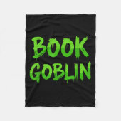 Couverture Polaire Book Goblin Funny Reading Or Writing School Studen (Devant)