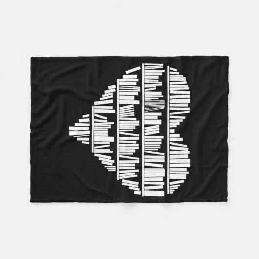 Couverture Polaire Book Lover (Devant (Horizontal))