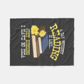 Couverture Polaire Book Lover - Une journée sans lire (Devant (Horizontal))