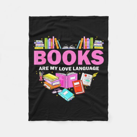 Couverture Polaire Books Are My Love Language Reading Lover Librarian (Devant)