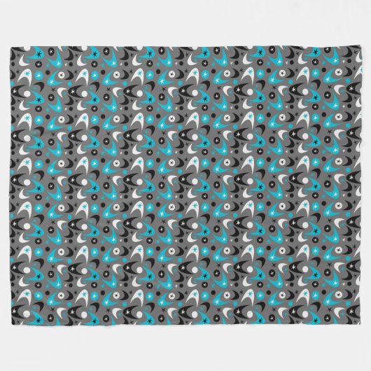 Couverture Polaire Boomerangs rétro (Devant (Horizontal))