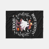 Couverture Polaire Boot Scootin Soky Retro Western Funny Halloween Cu (Devant (Horizontal))