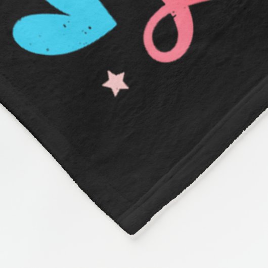 Couverture Polaire Boots Or Bows Aunt Loves You Gender Reveal Family (Coin)