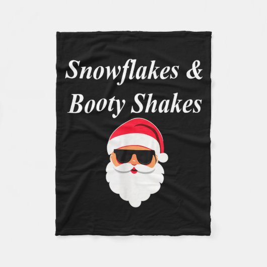 Couverture Polaire Booty Shake Christmas Funny Naughty Dirty Raunchy  (Devant)
