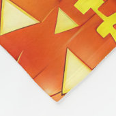 Couverture Polaire Bordure Collie Halloween Éffrayant (Coin)