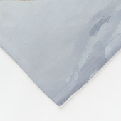 Couverture Polaire Bordure Collie Laisser neiger Noël (Coin)