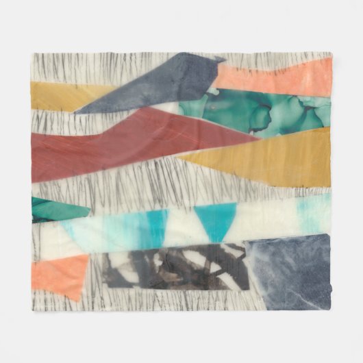 Couverture Polaire Bordure couleur II (Devant (Horizontal))