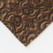 Couverture Polaire Borre Viking Style Faux Motif en cuir (Coin)