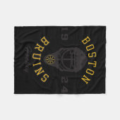 Couverture Polaire Boston Bruins Hockey Mask White Officially License (Devant (Horizontal))